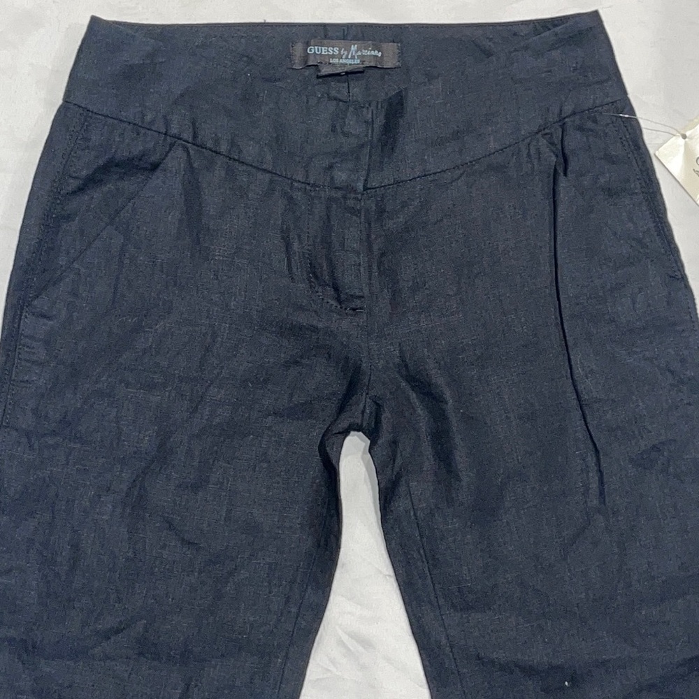 New Guess Marciano Linen Palazzo Wide Leg Pants 4 S